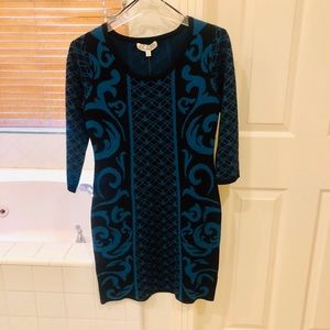 Pink Rose Sweater Dress M NWT